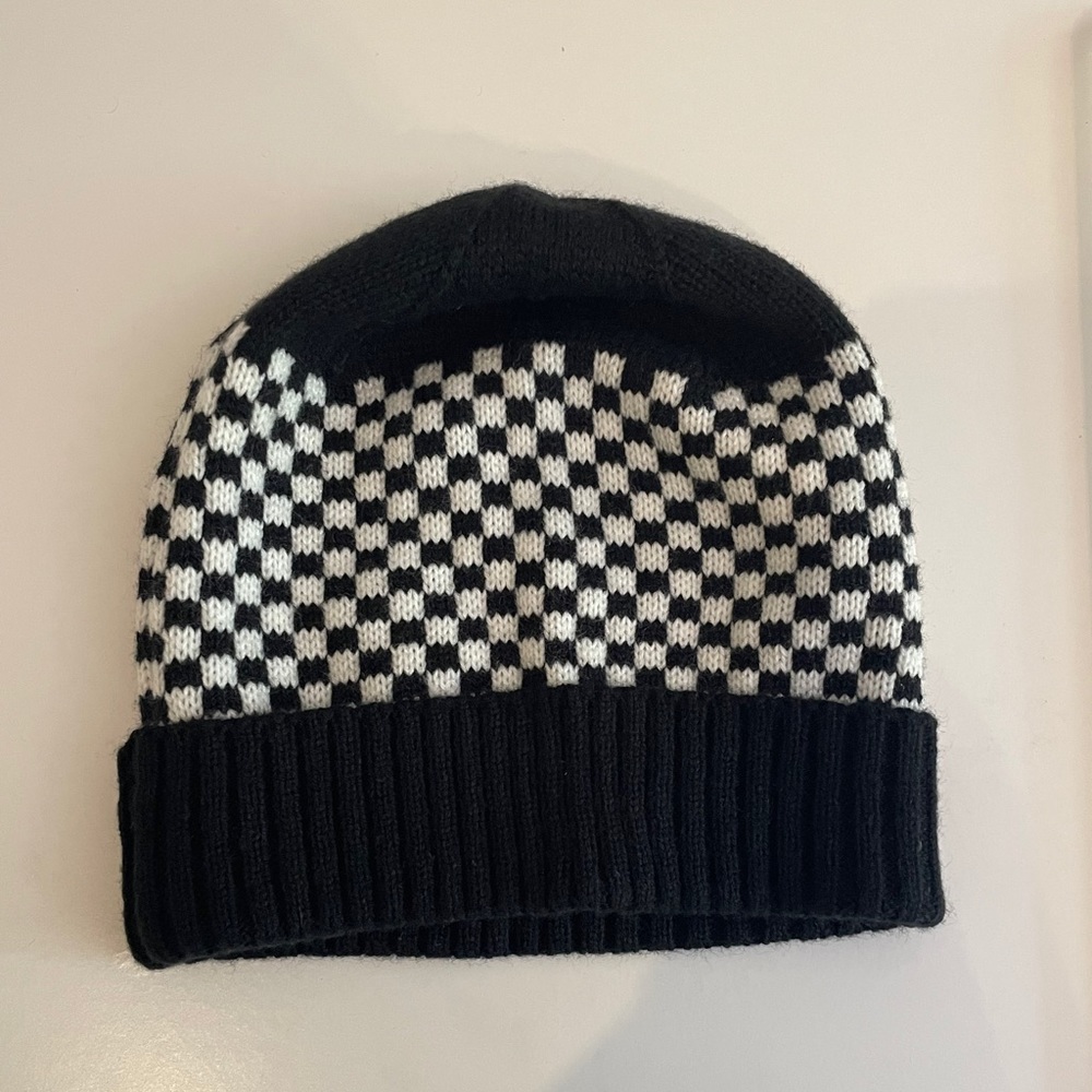 Checkered beanie
